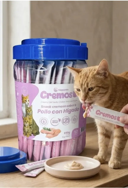 Cremoso Gatos variedades 50 uu